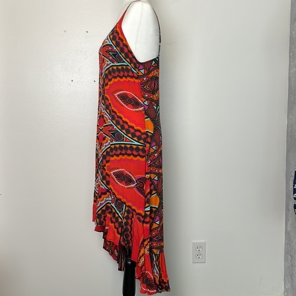 Tangerine & Multi Coloured Maxi Dress - Picture 4 of 12